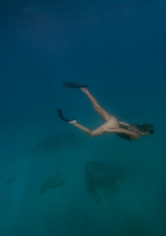 Snorkel em águas claras